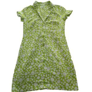 Urban Outfitters Lime Green Fruit Print Dress Regu
